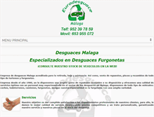 Tablet Screenshot of eurodesguacemalaga.com